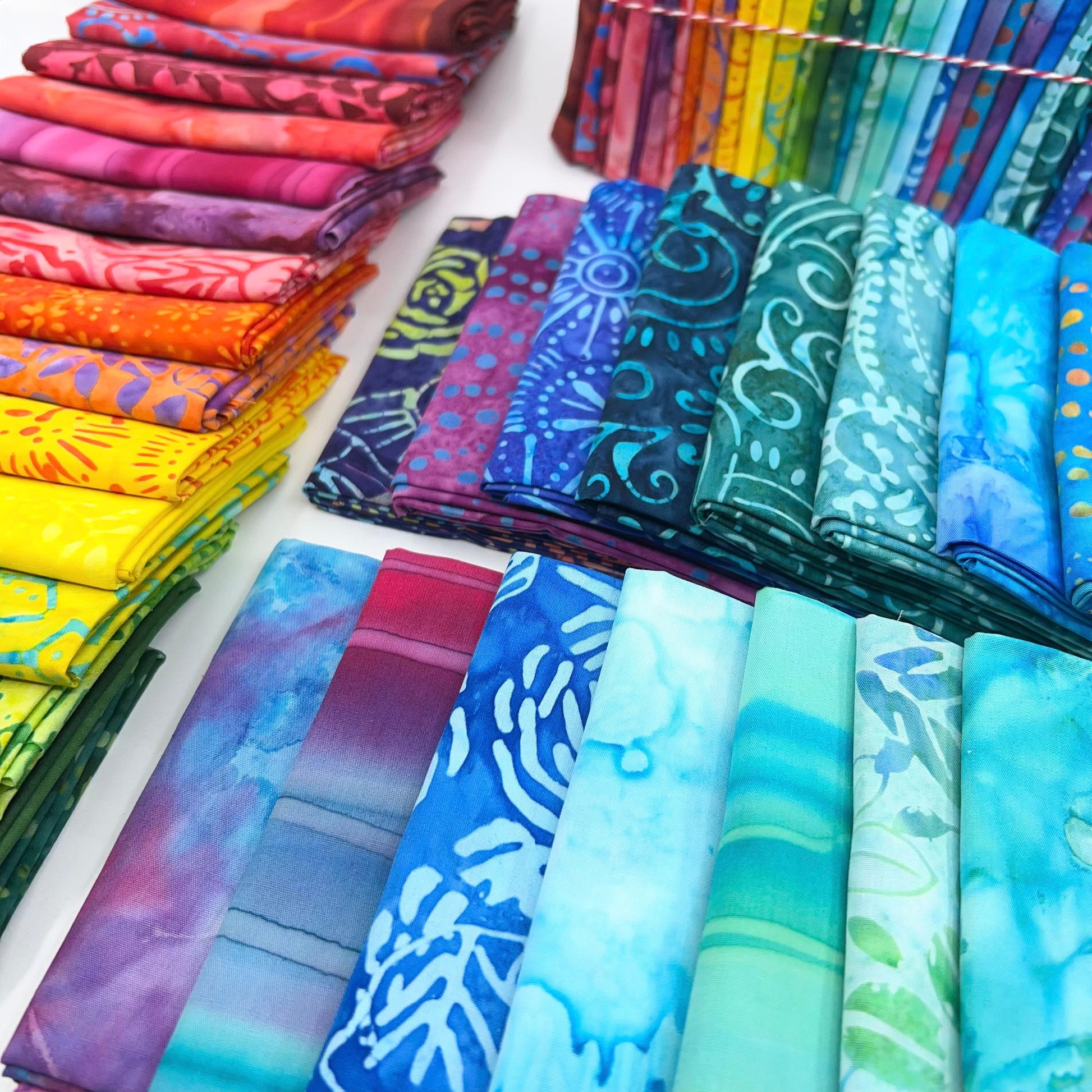 Moda-Fat Quarter Bundle of Sunburst Batiks (30 Pieces)-fat quarters-gather here online