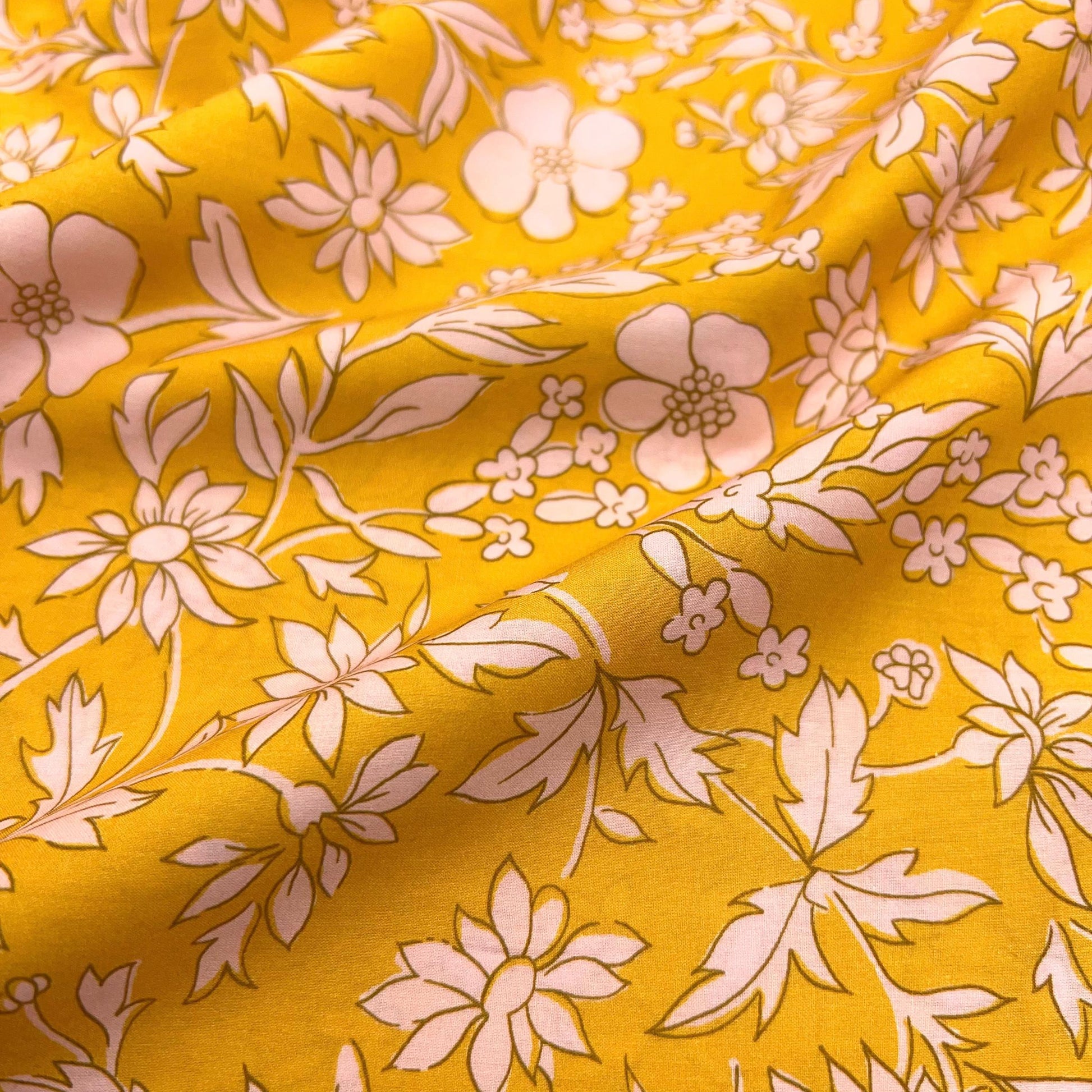 Liberty of London-Tana Lawn - Callie Meadow A-fabric-gather here online