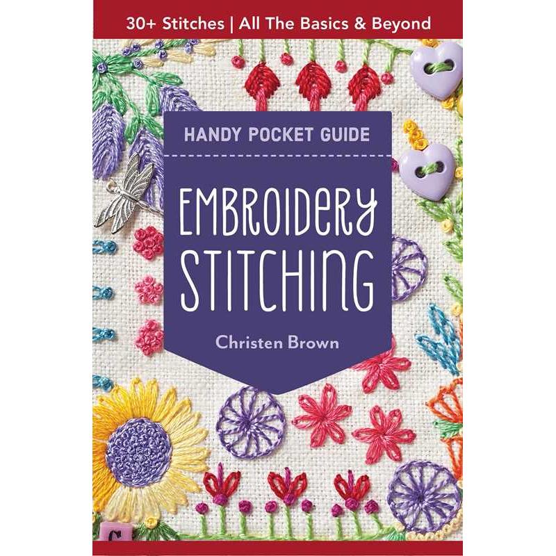 C & T Publishing-Embroidery Stitching Handy Pocket Guide-book-gather here online
