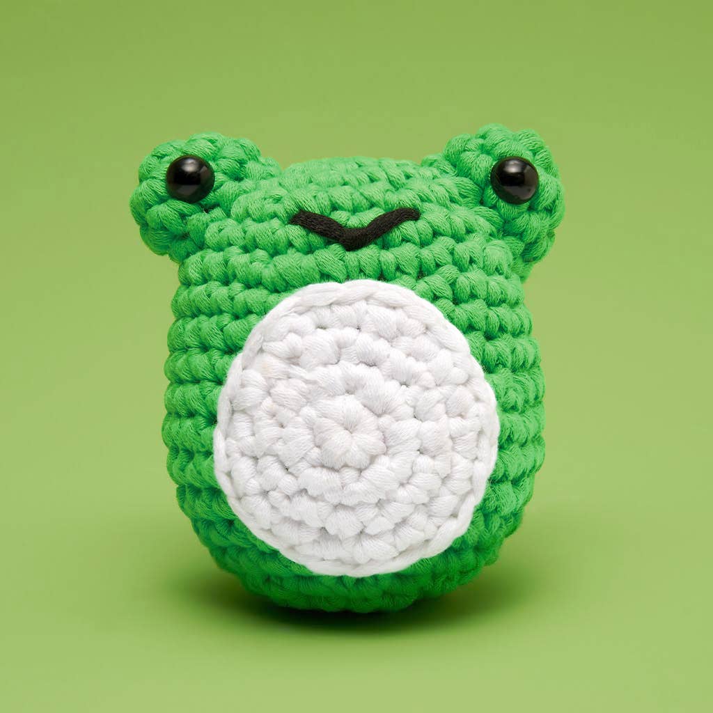 The Woobles-Henri the Frog Crochet Kit-knitting / crochet kit-gather here online