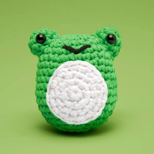 The Woobles-Henri the Frog Crochet Kit-knitting / crochet kit-gather here online