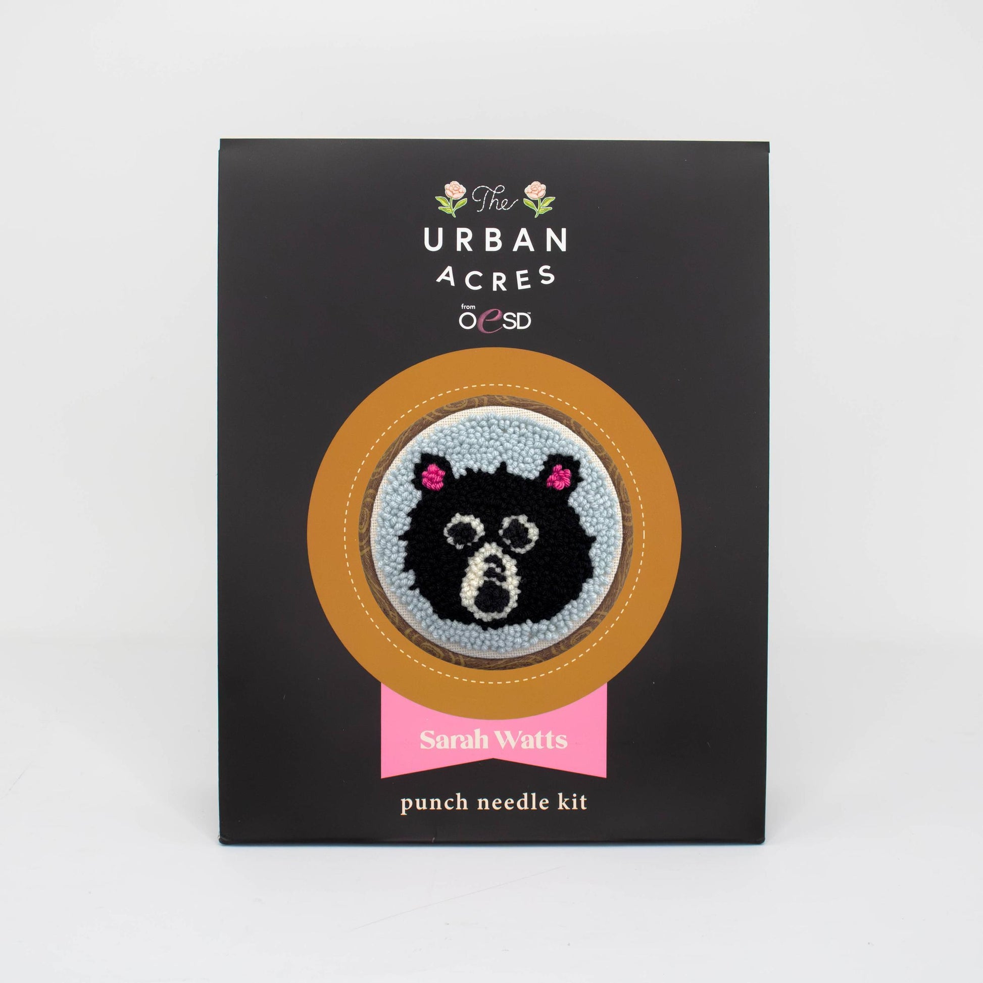 The Urban Acres-Bear by Sarah Watts - Punch Needle Kit-craft kit-gather here online