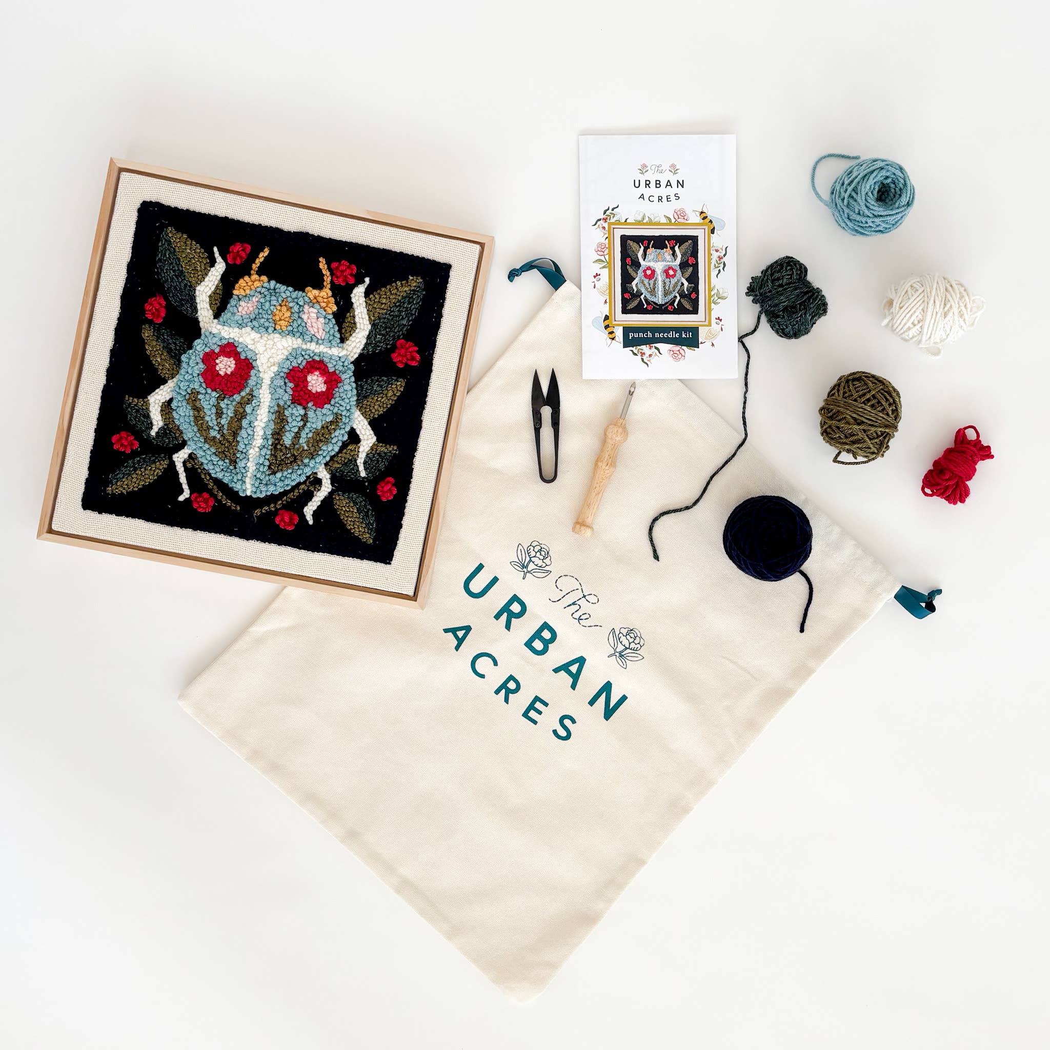 Spring Beetle Punch Needle Kit – gather here