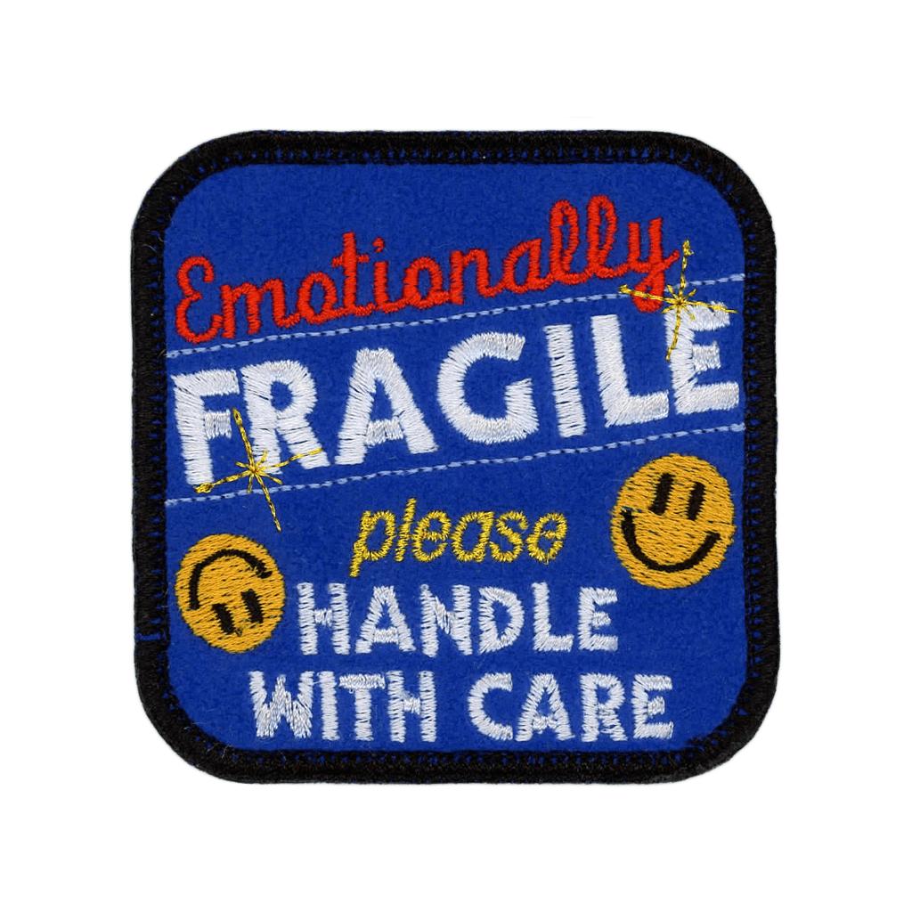 Patch Ya Later-Emotionally Fragile Blue Iron-On Patch-patches + pins-gather here online
