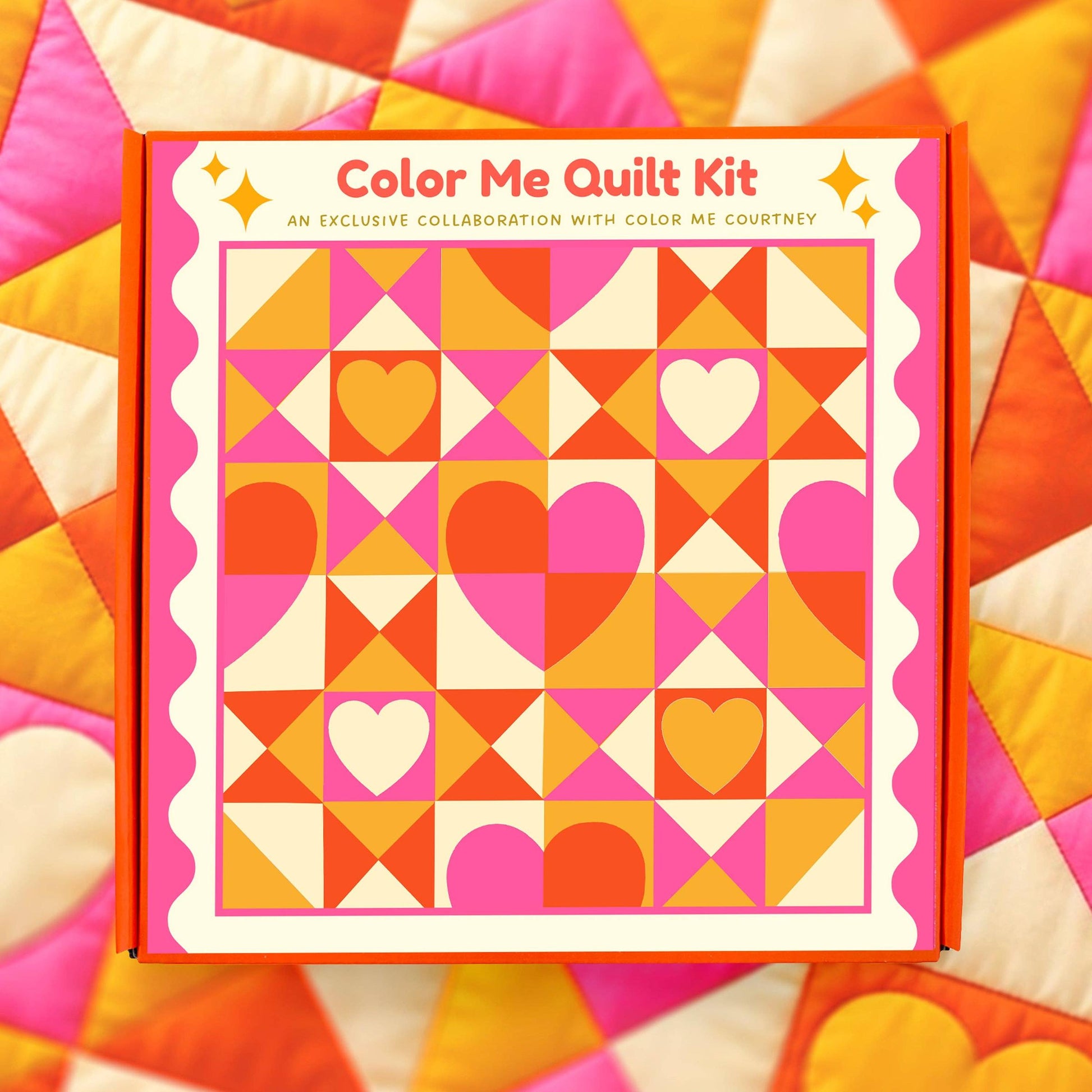 With Love by Kristy-The Color Me Quilt Kit-sewing kit-gather here online