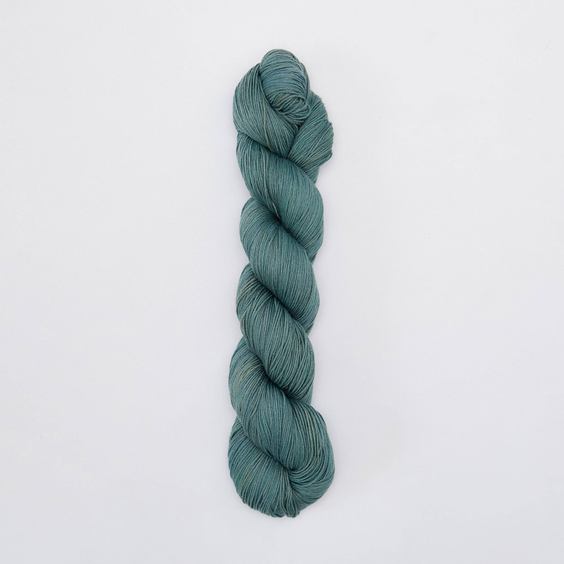 KINUA-The Fingering Cotton-yarn-113 Teal-gather here online