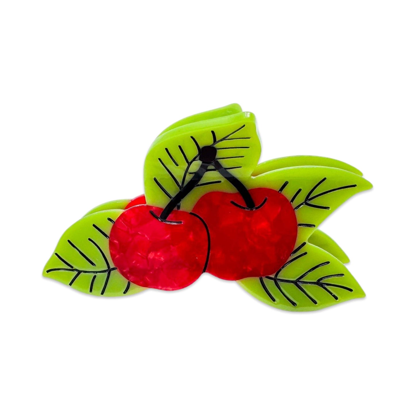 Jenny Lemons-Cherries Hair Claw-accessory-gather here online