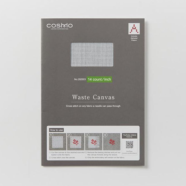 Cosmo-Waste Canvas 14ct-embroidery notion-gather here online