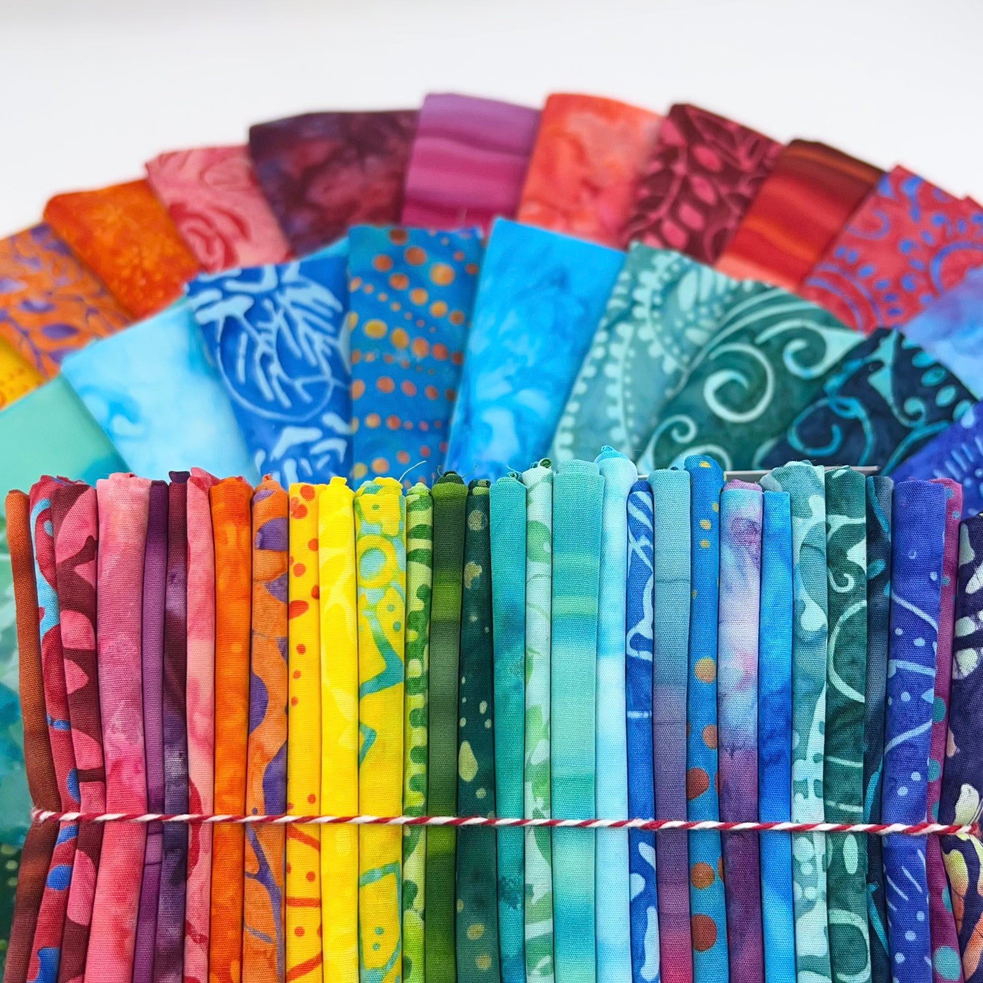 Moda-Fat Quarter Bundle of Sunburst Batiks (30 Pieces)-fat quarters-gather here online
