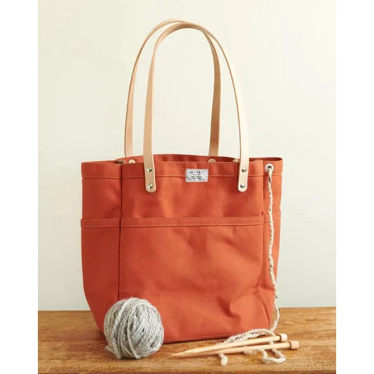 Artifact-Knitting Project Bag - Papaya-accessory-gather here online