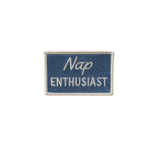 Nap Enthusiast Vintage Style Iron-On Patch