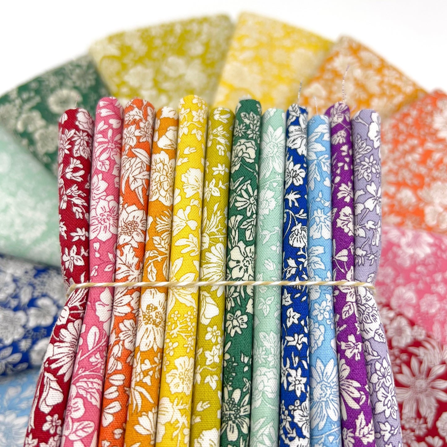Fat Quarter Bundle of Rainbow Emily Belle (12 Pieces)