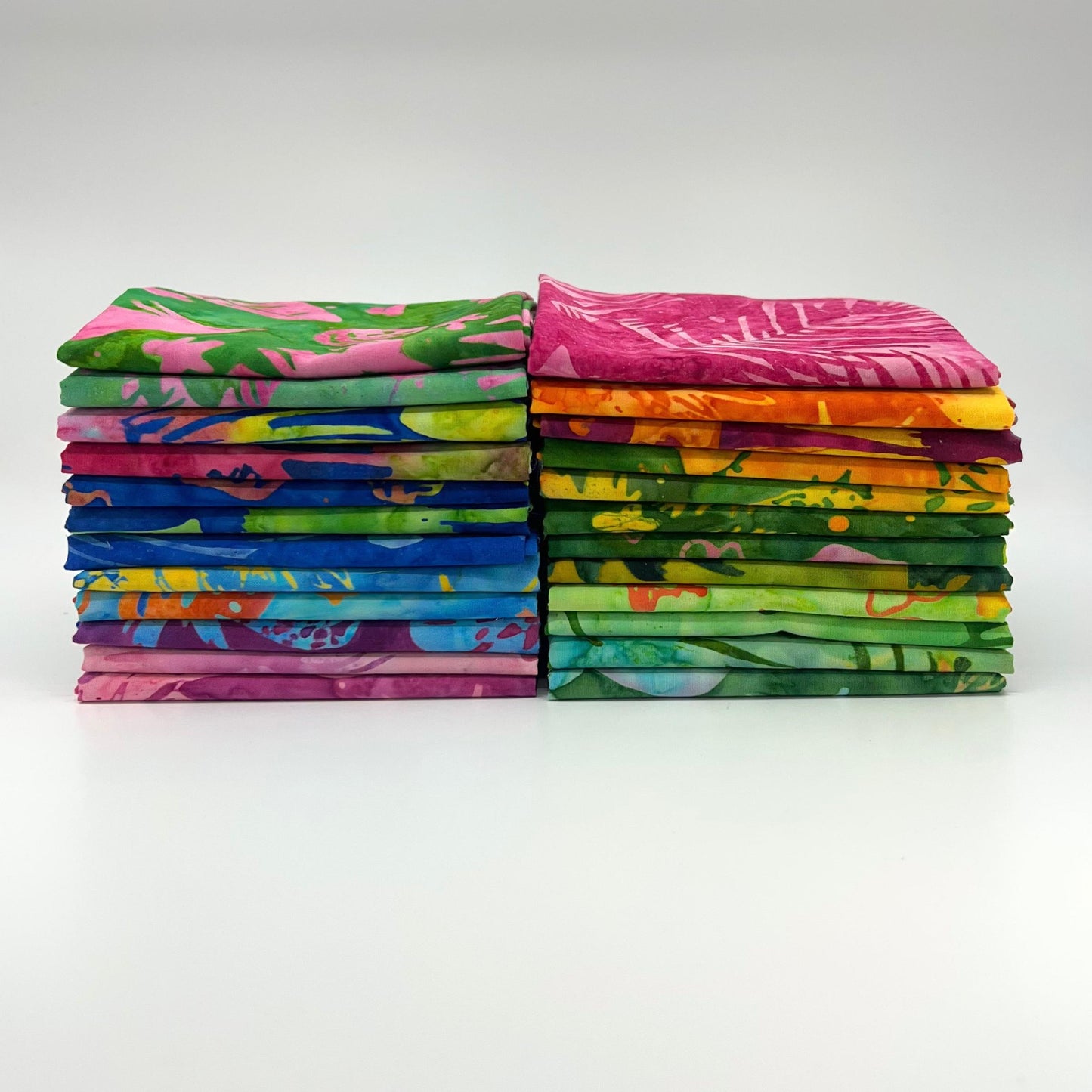 Fat Quarter Bundle of Artisan Batiks: Tropic Flora (24 Pieces)