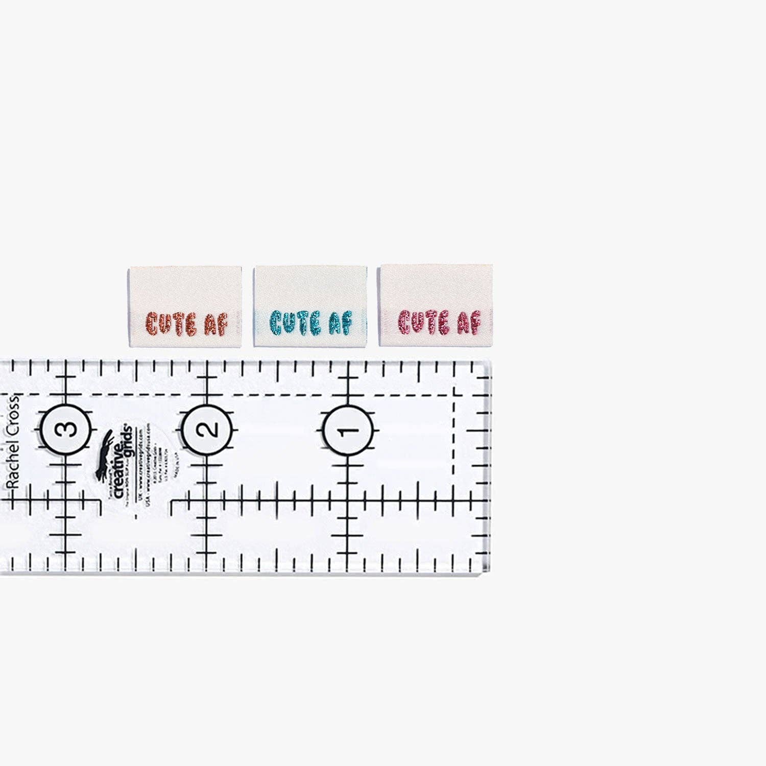 Kylie and The Machine-Cute AF! Woven Sew-In Labels-sewing notion-gather here online