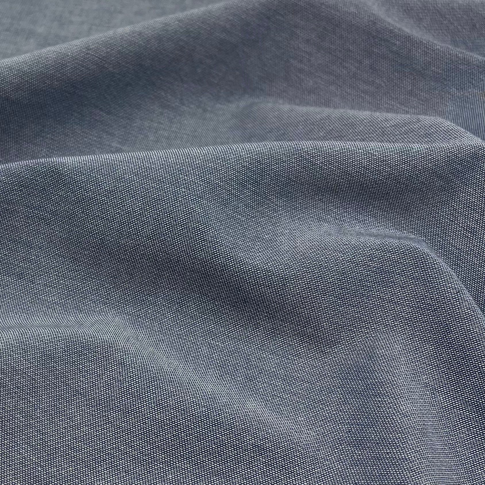 Carr Textile-4.5oz Yarn Dyed Cotton/Poly Oxford-fabric-Navy-gather here online
