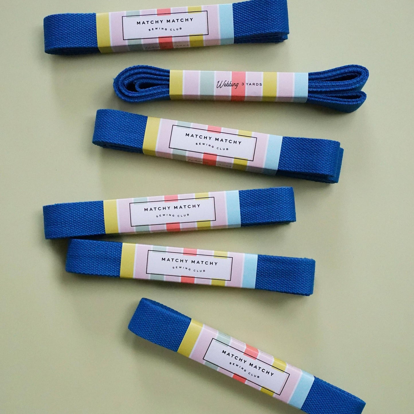 Matchy Matchy Sewing Club-Cobalt Webbing 1.25"-trim-gather here online