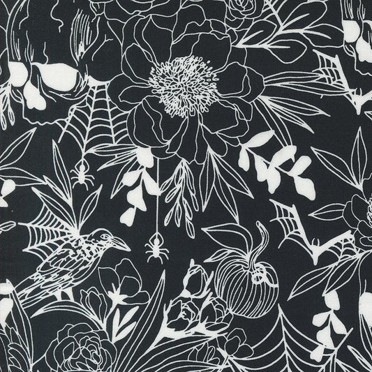 Moda-Haunted Garden Midnight Ghost-fabric-gather here online