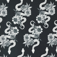 Moda-Slithering Snakes Midnight Ghost-fabric-gather here online