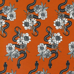 Moda-Slithering Snakes Pumpkin-fabric-gather here online