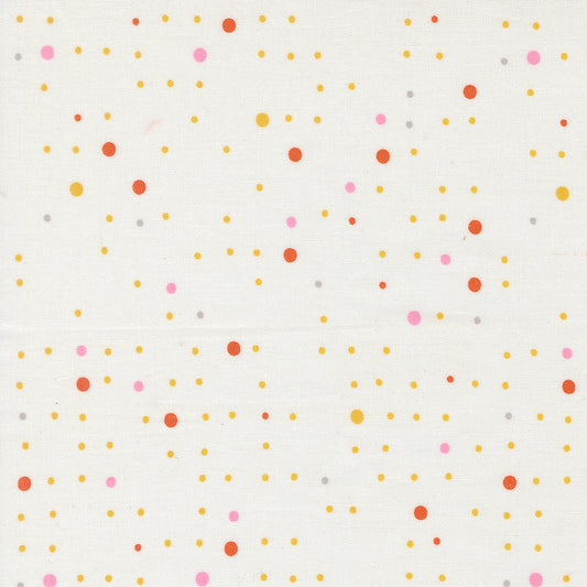 Moda-Dapple Dot Coconut-fabric-gather here online