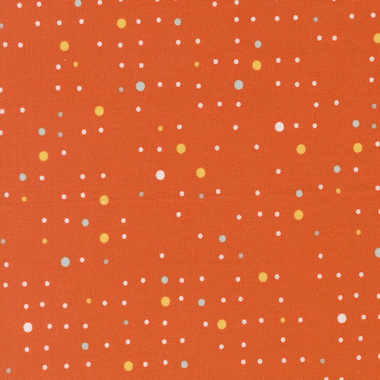 Moda-Dapple Dot Papaya-fabric-gather here online