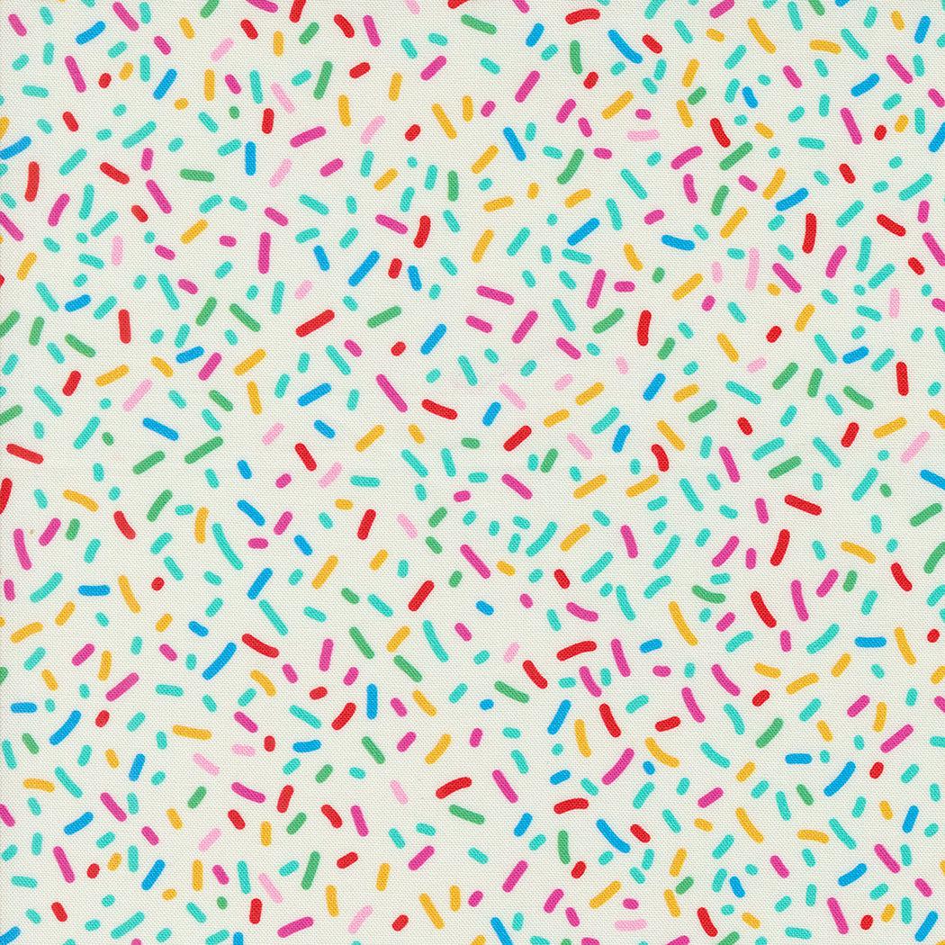 Moda-Life Is Better With Sprinkles Cream-fabric-gather here online