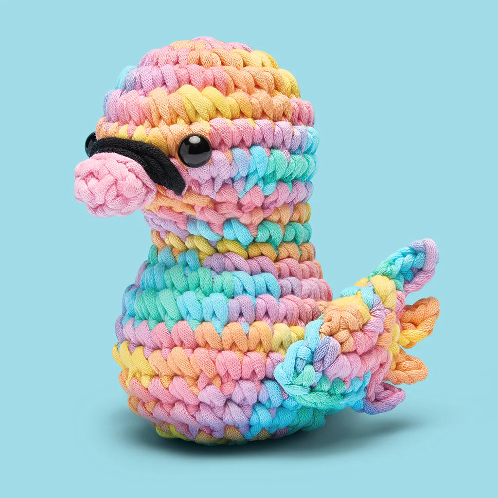 The Woobles-Tito the Pastel Swan Crochet Kit-knitting / crochet kit-gather here online