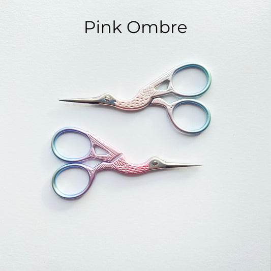 Eight22Crafts-Pink Ombre Stork Snips-scissors + snips-gather here online