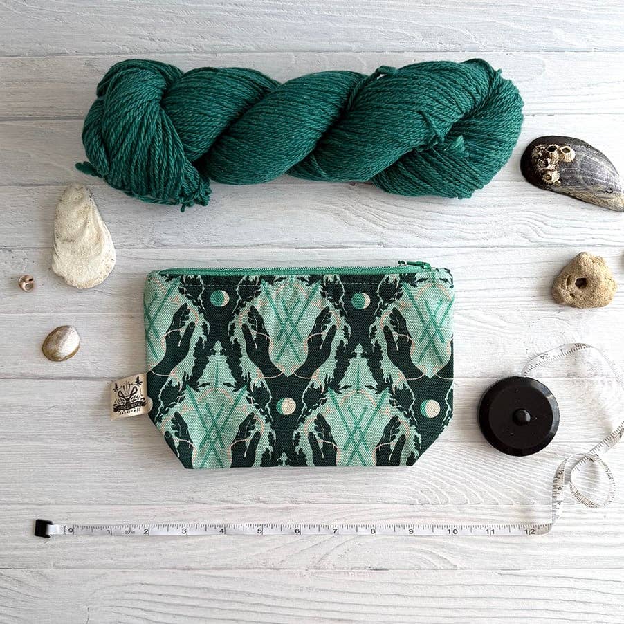 Home Row Handcraft-Notions Zipper Pouch - Song of The Sea-craft organizer-gather here online