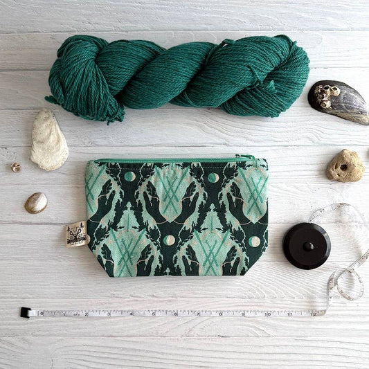 Home Row Handcraft-Notions Zipper Pouch - Song of The Sea-craft organizer-gather here online