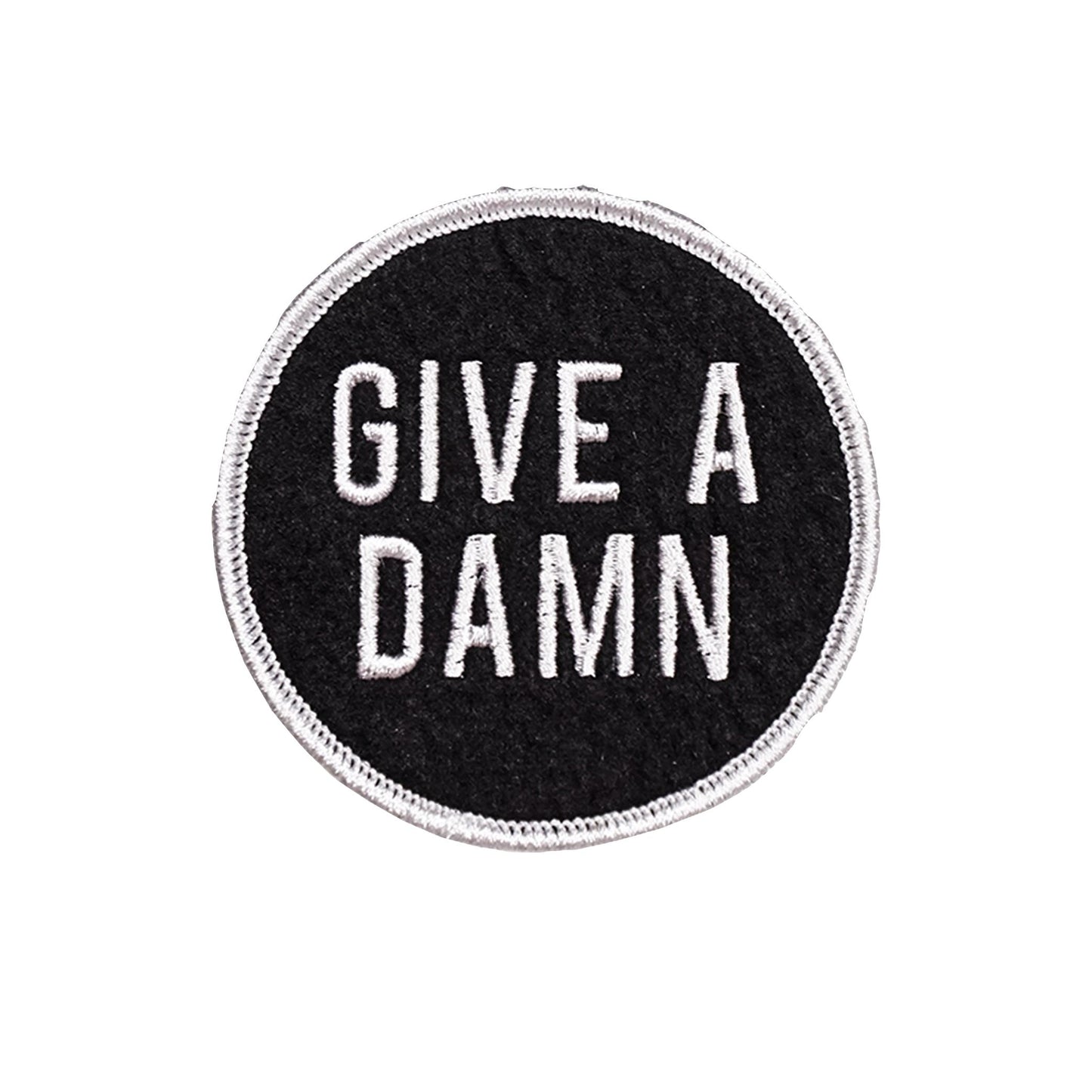 Oxford Pennant-Give A Damn Iron-On Patch-patches + pins-gather here online