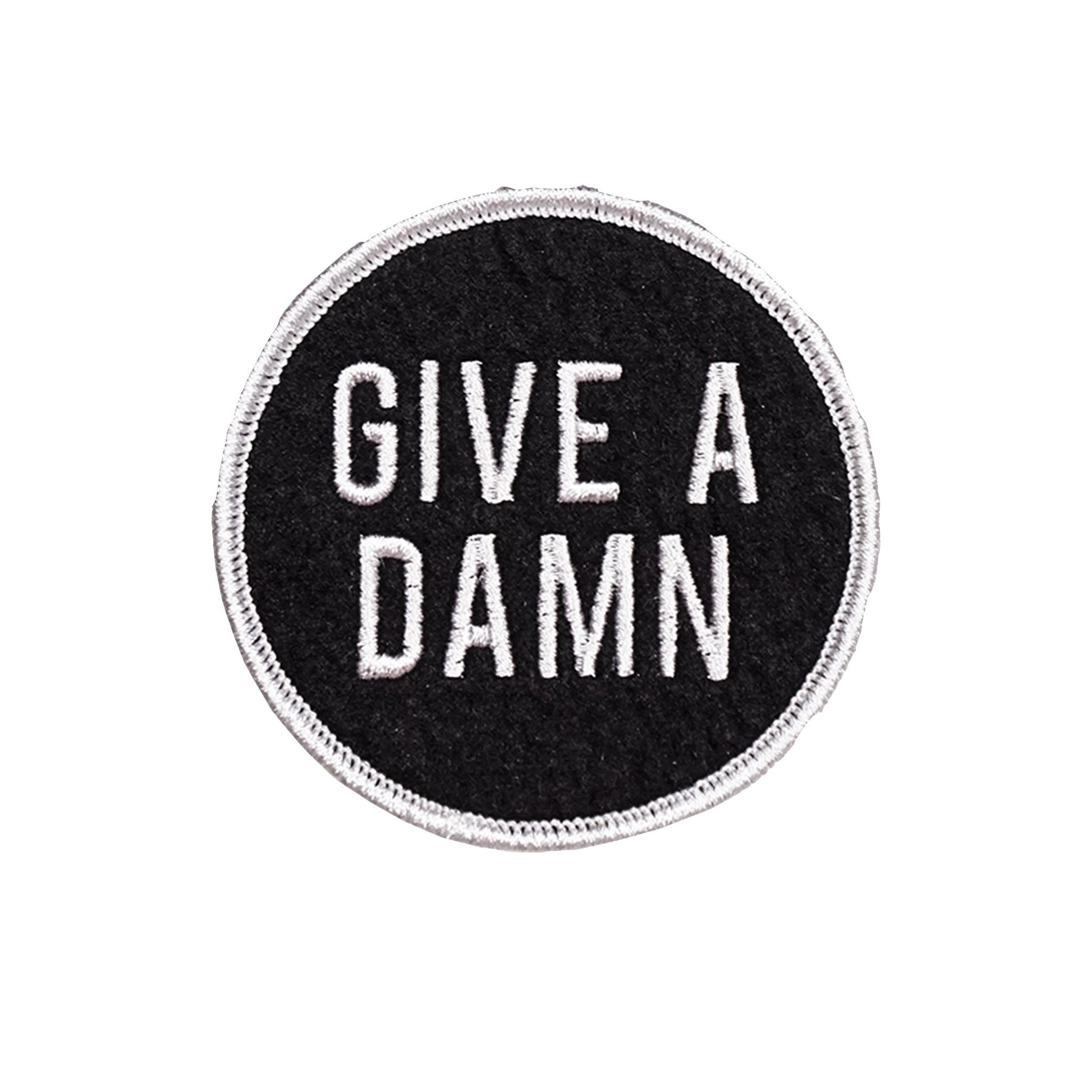 Oxford Pennant-Give A Damn Iron-On Patch-patches + pins-gather here online