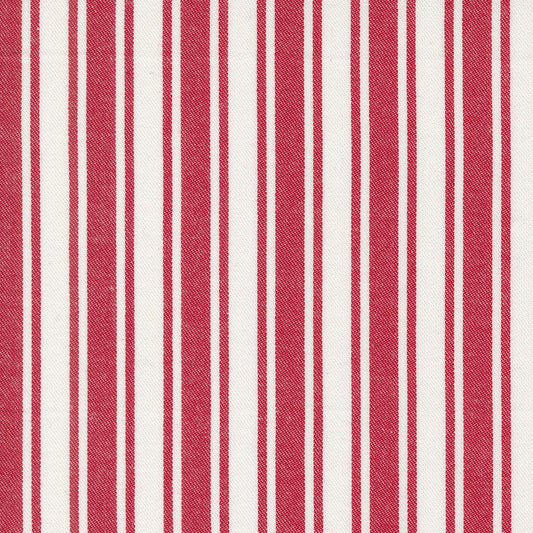 Moda-Panache Stripe - White Red-fabric-gather here online