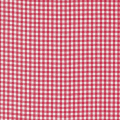 Moda-Panache Small Gingham - White Red-fabric-gather here online