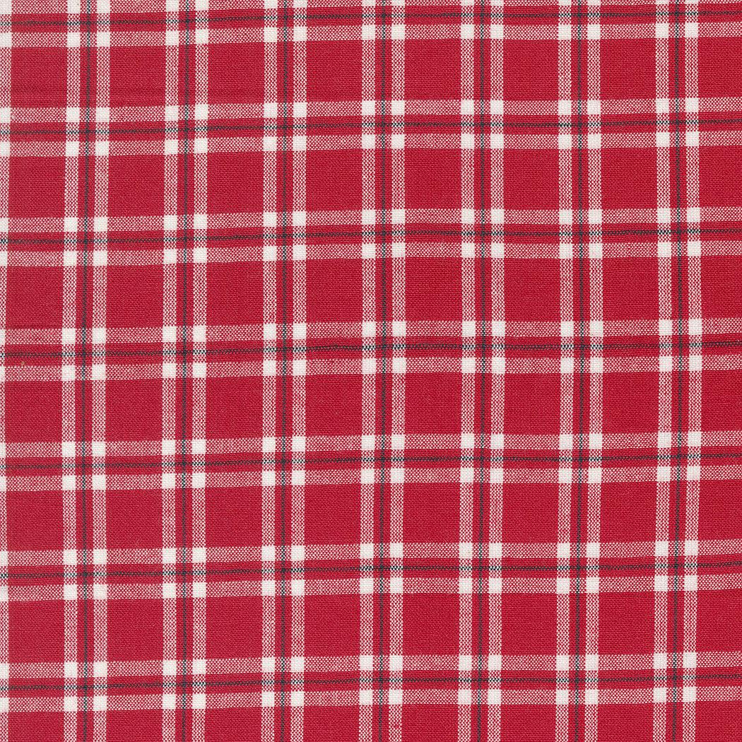 Moda-Panache Bold Plaid - Red White Black-fabric-gather here online