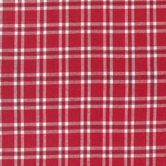 Moda-Panache Bold Plaid - Red White Black-fabric-gather here online