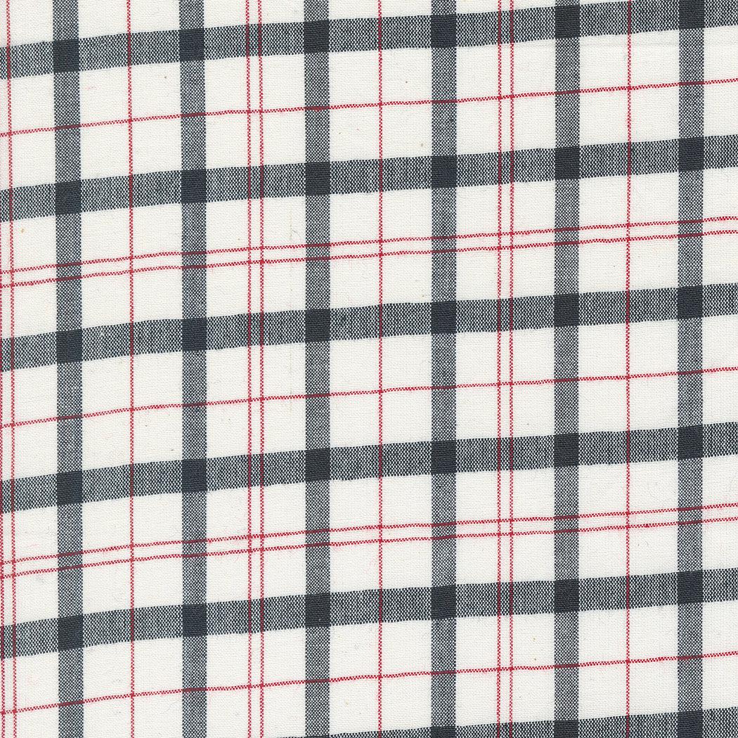 Moda-Picnic Plaid - White Black Red-fabric-gather here online