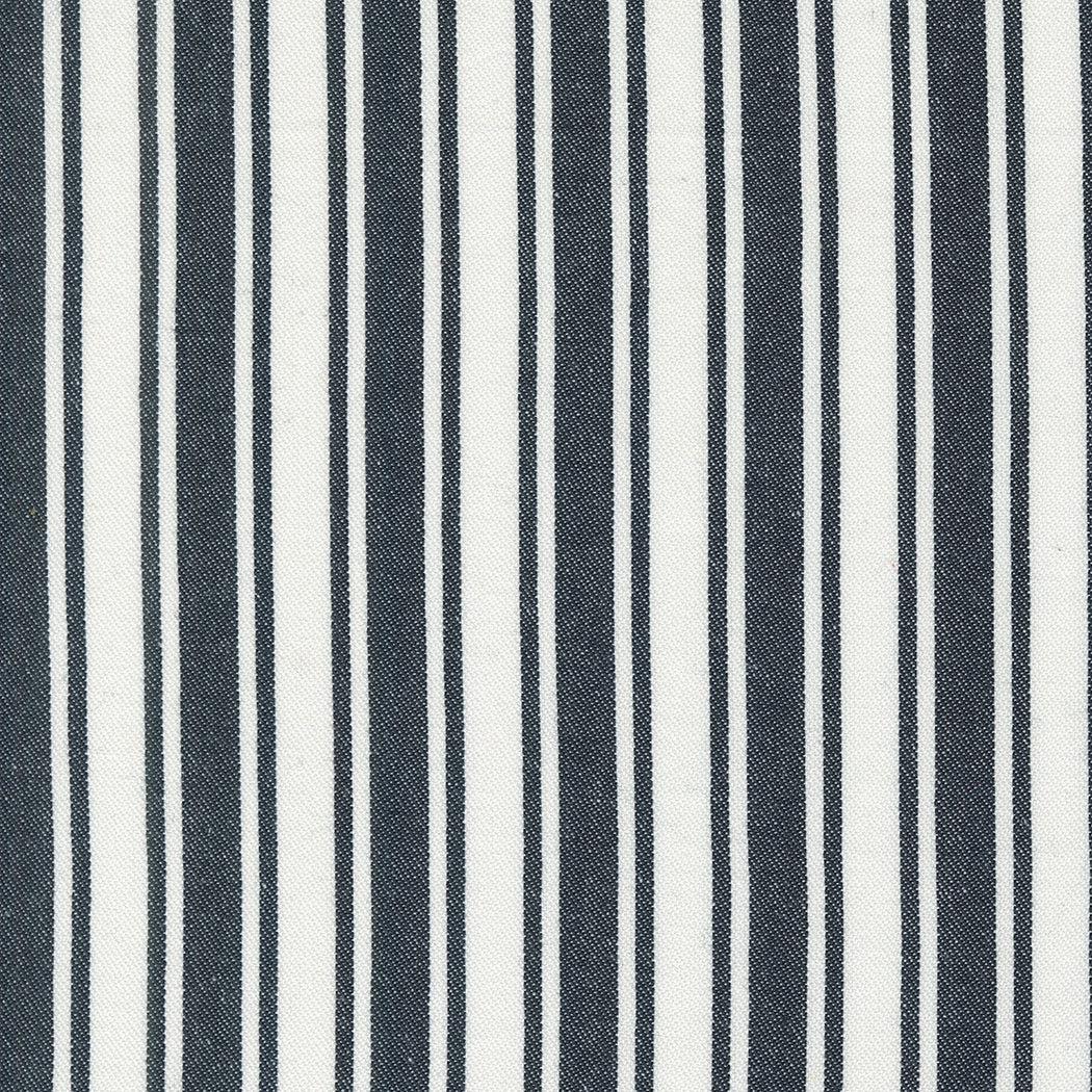 Moda-Panache Stripe - White Black-fabric-gather here online