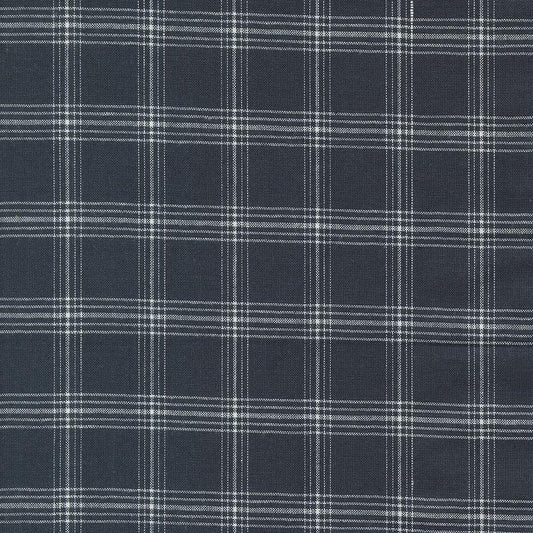 Moda-Panache Bold Plaid - Black White-fabric-gather here online