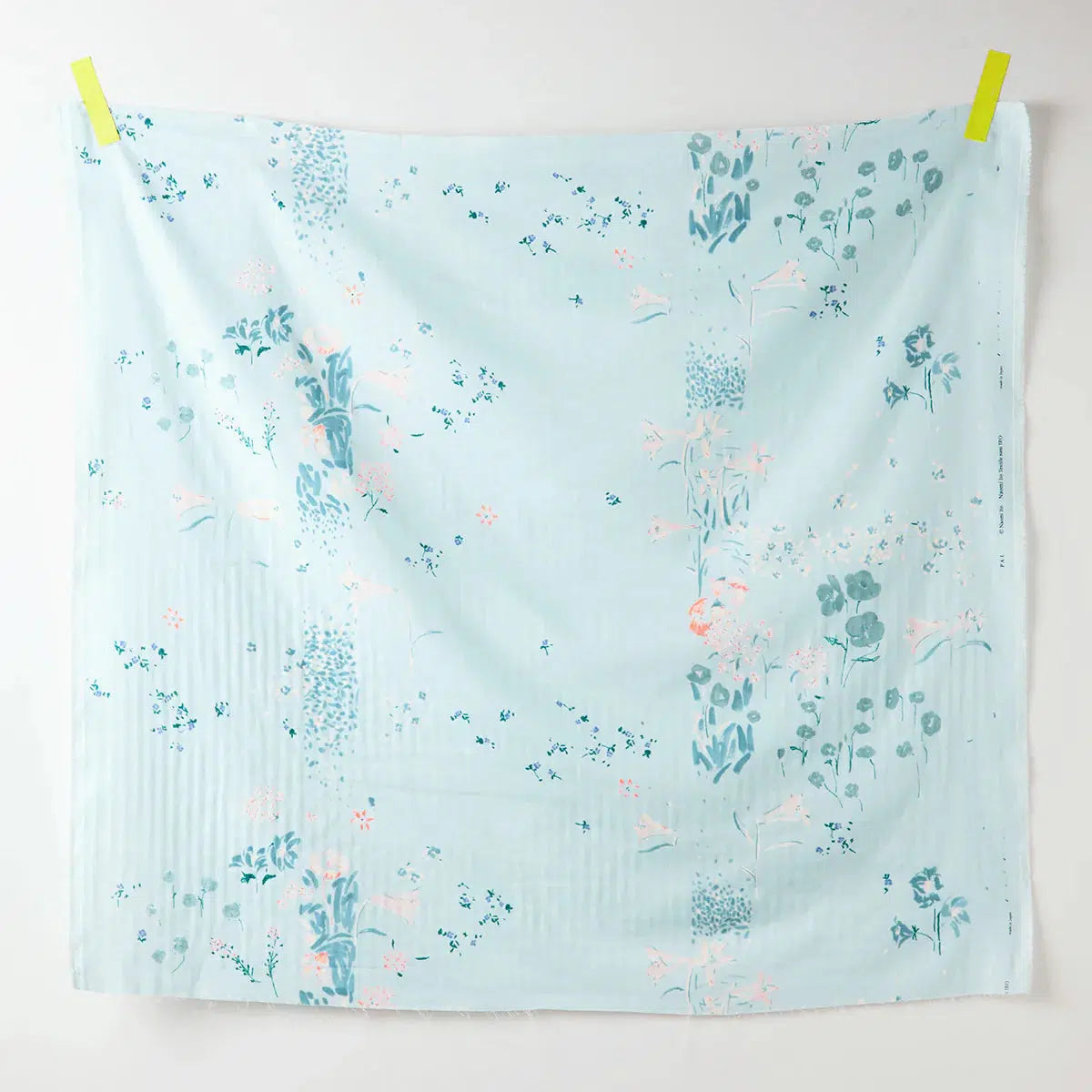 nani IRO-PAL Aqua Organic Cotton Double Gauze-fabric-gather here online