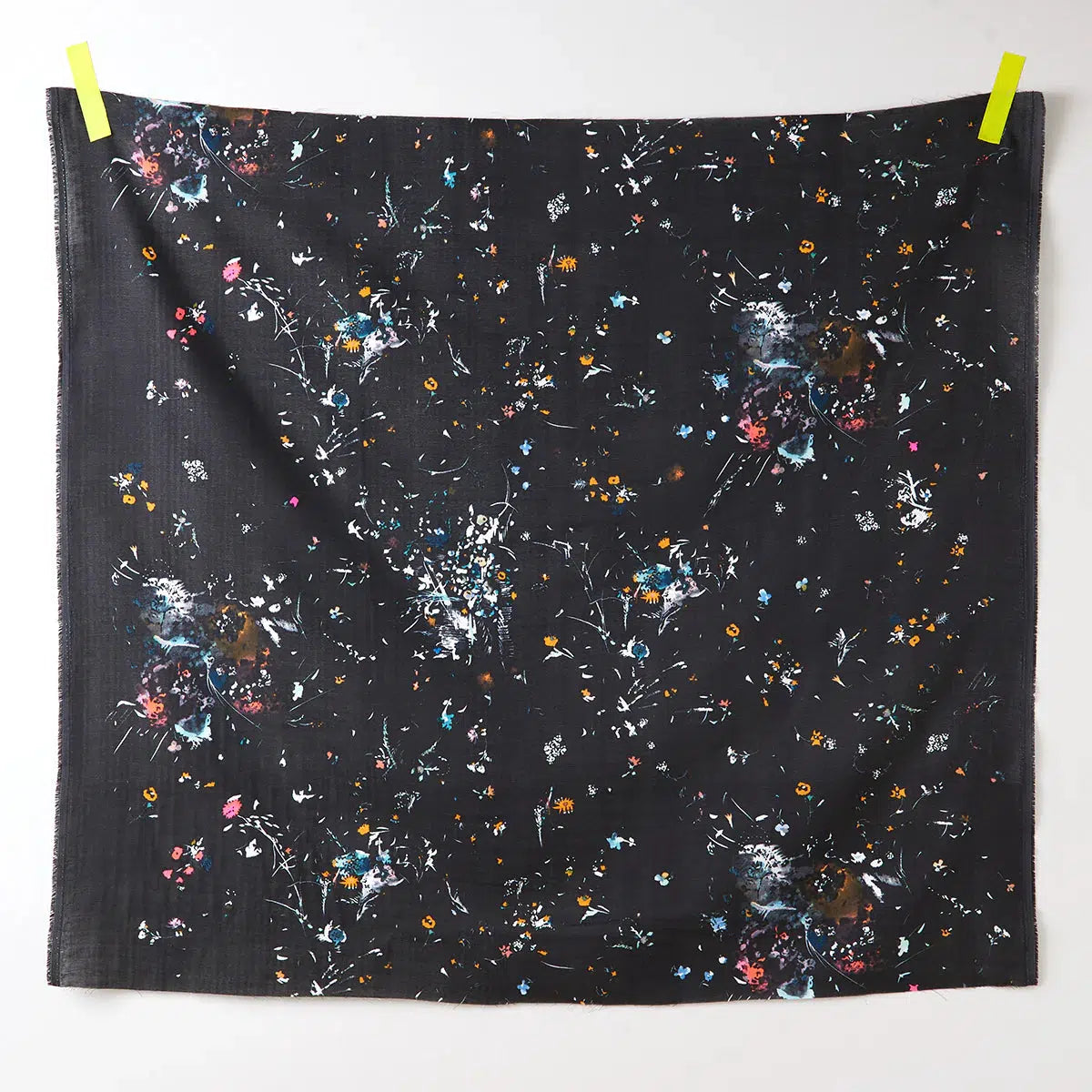 nani IRO-Encounter Black Organic Cotton Double Gauze-fabric-gather here online