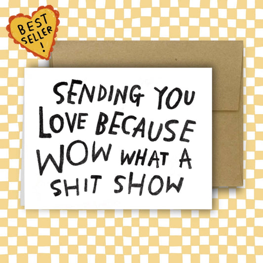 RANI BAN CO-Shit Show Greeting Card-greeting card-gather here online