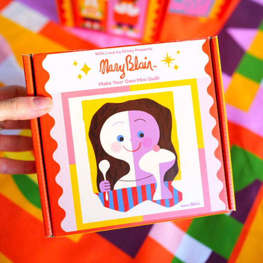 With Love by Kristy-Mary Blair™ Ice Cream Girl Mini Quilt Kit-sewing kit-gather here online