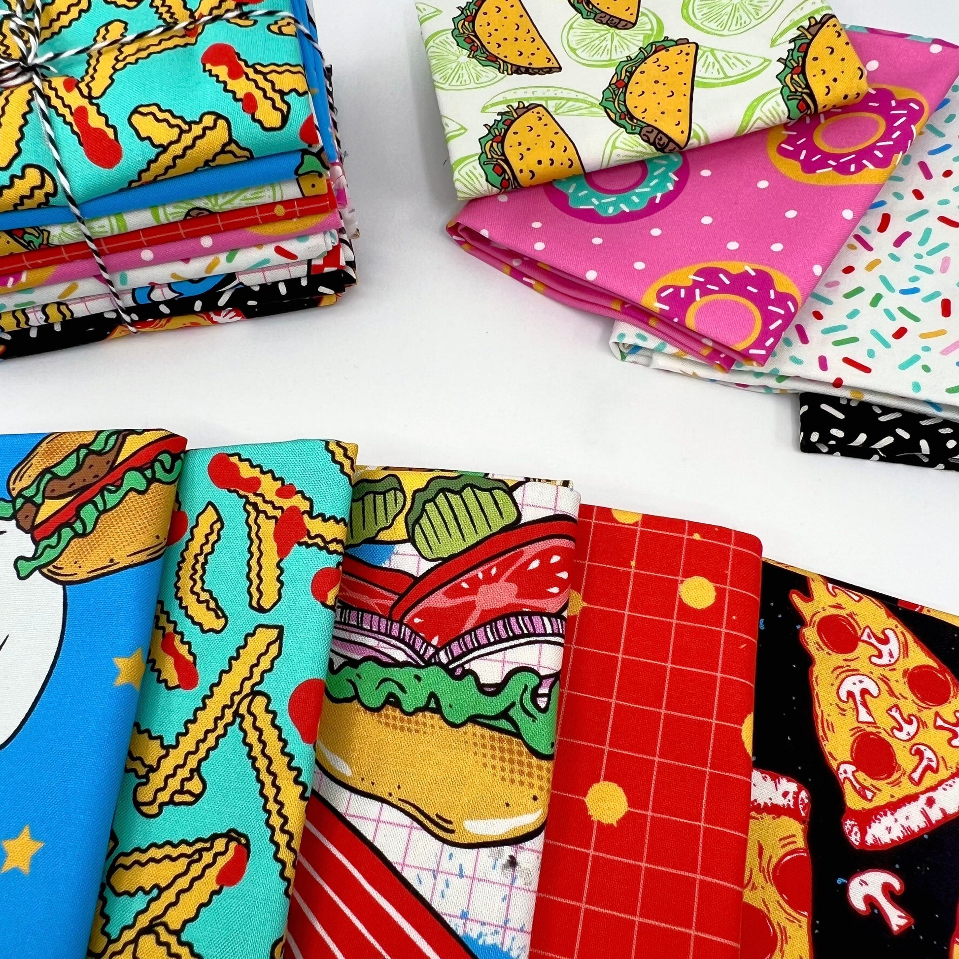 Moda-Fat Quarter Bundle of Snack Shack (9 Pieces)-fat quarters-gather here online