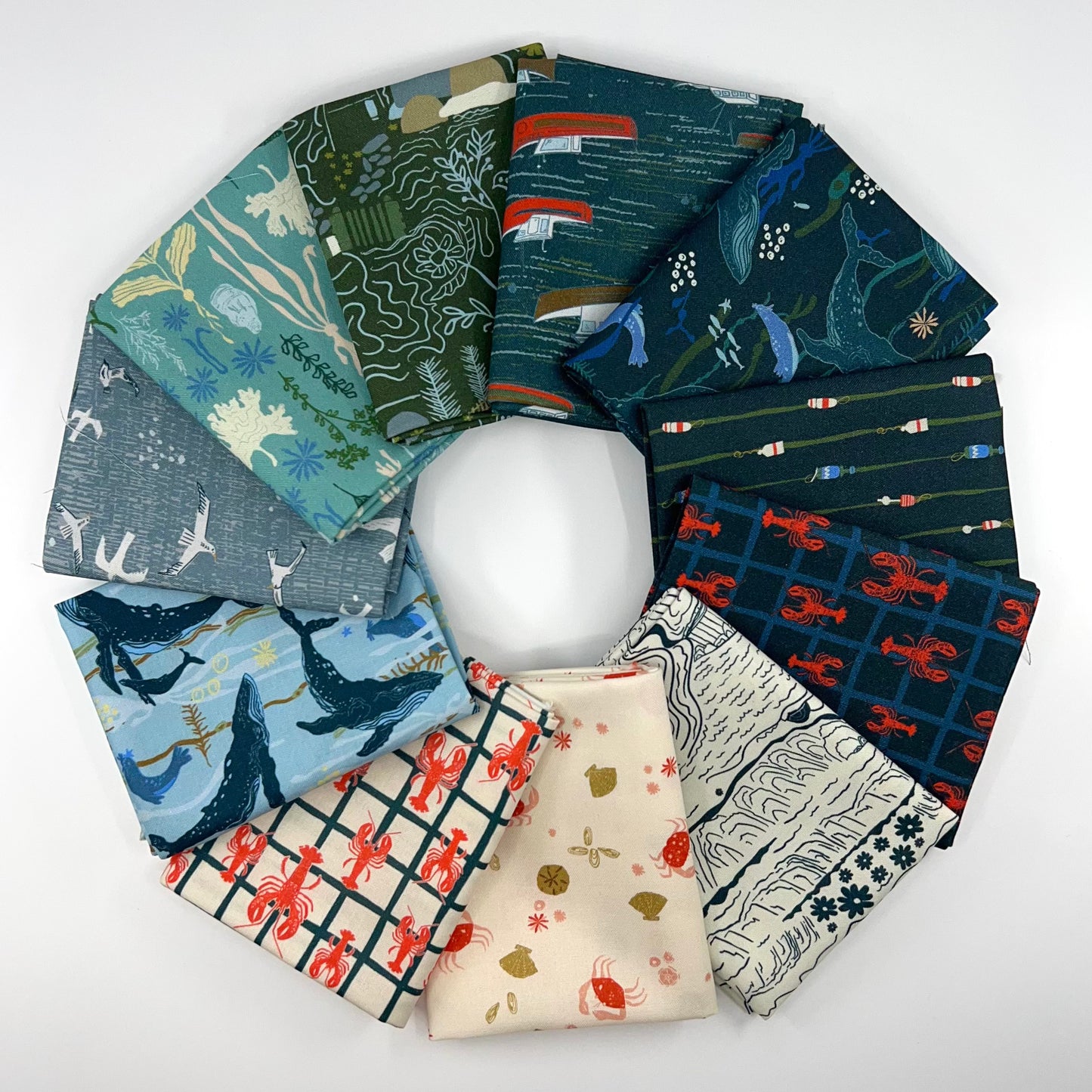 Fat Quarter Bundle of Rocky Coast (11 Pieces)