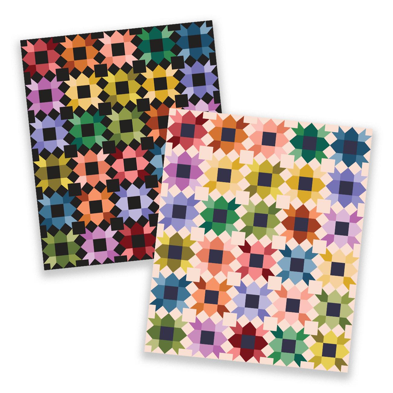 The Blanket Statement-Peace Garden Quilt Pattern-quilting pattern-gather here online