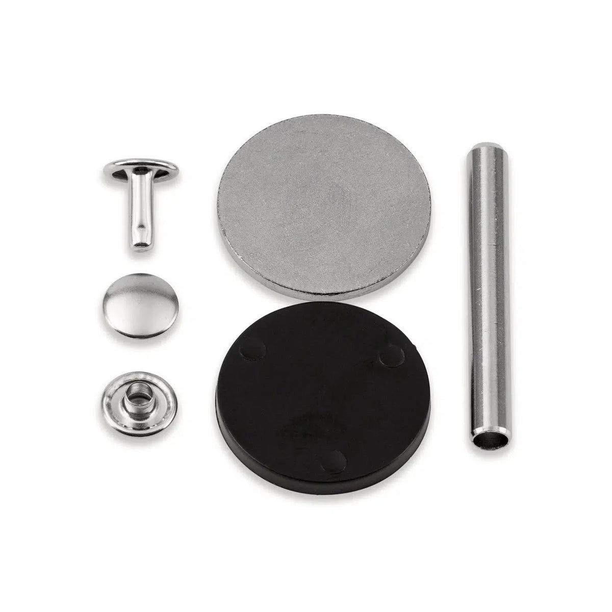 9mm Tubular Rivets - Silver – gather here