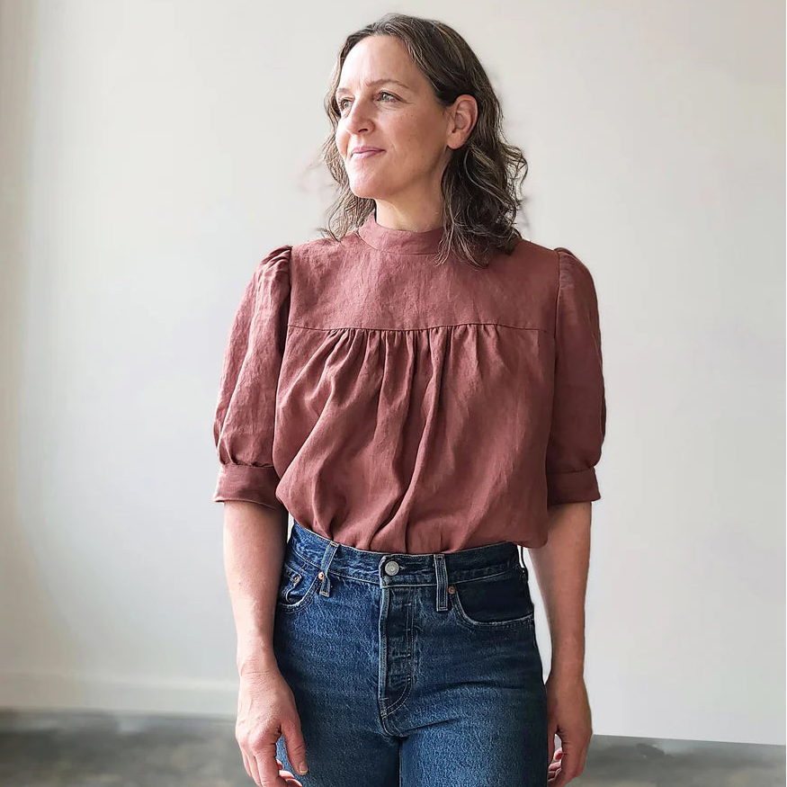 Sew House Seven-Regalia Blouse Pattern-sewing pattern-00-20 (Standard Sizes)-gather here online
