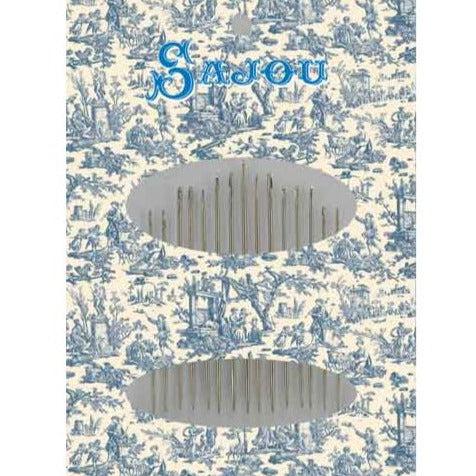 Sajou-Sajou 15 Assorted Embroidery Needles - Toile de Jouy-embroidery notion-gather here online