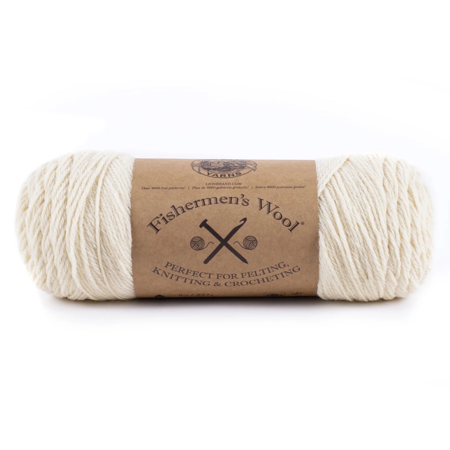 Lion Brand Yarns-Fishermen's Wool-yarn-098 Natural-gather here online